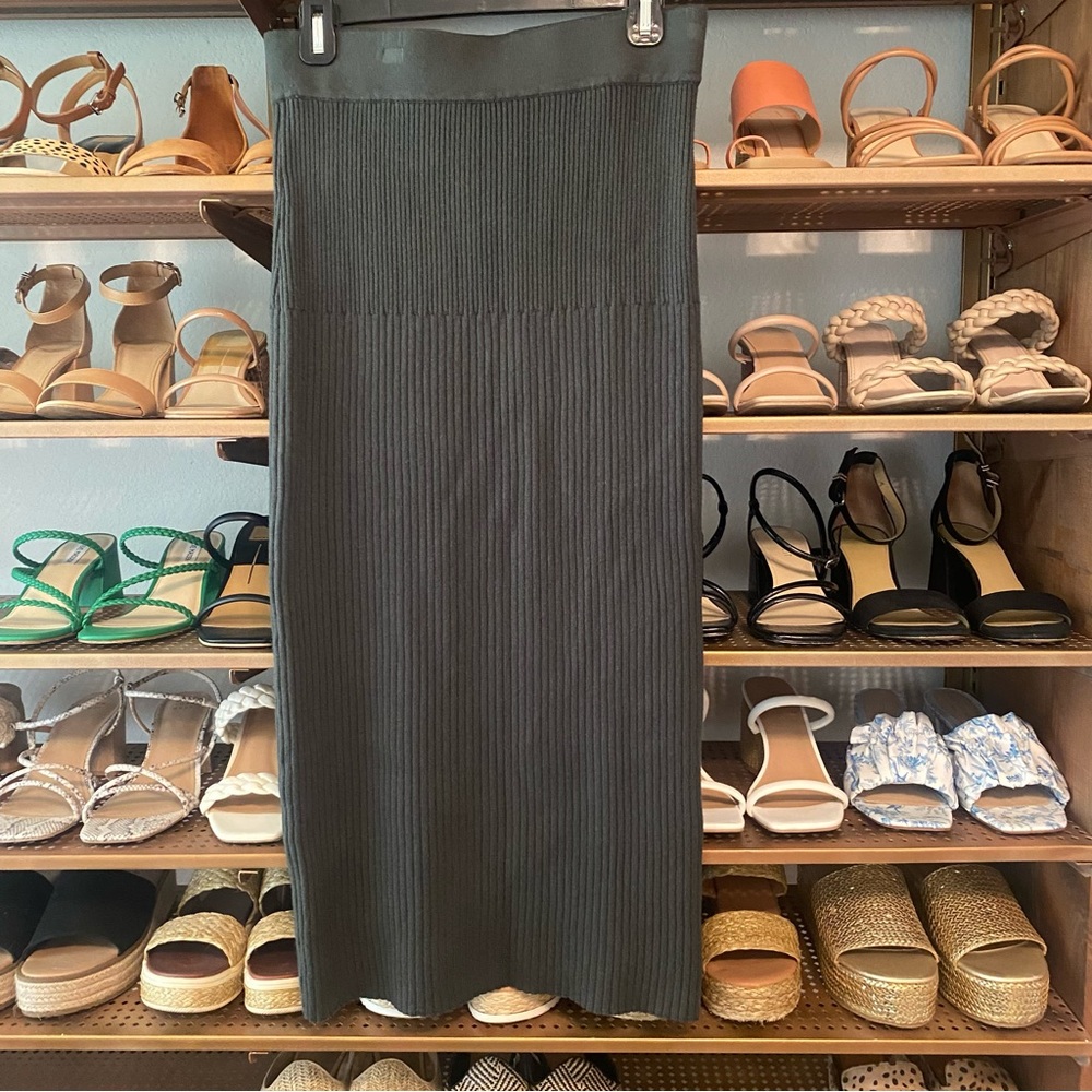 NEW Shop Henly Olive Green Sweater Skirt